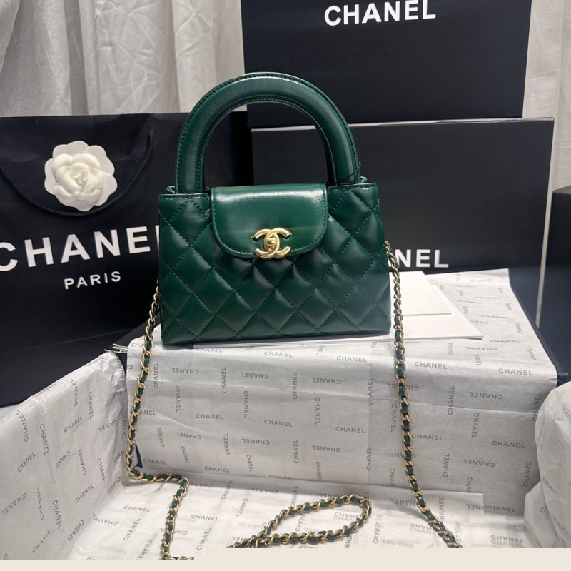 Ch*el top handle bags